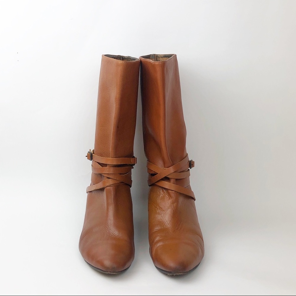 Vintage Frye Womens Size 10 Short Strappy Booties